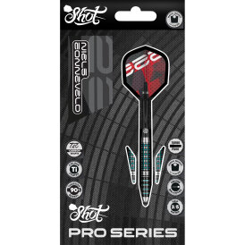 Shot Steel Darts Niels Zonneveld Triple Z Turbo Point 90% Tungsten Steeltip Darts Steeldart 23 g