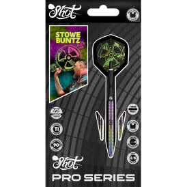 Shot Steel Darts Pro Series Stowe Buntz Buntzy 3.0 Turbo Point 90% Tungsten Steeltip Darts Steeldart 23 g