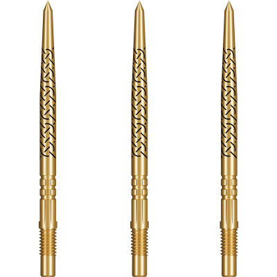 Shot Dart Turbo Points Steel Tip Dart Wechsel- Spitzen Schraubspitzen Kapene Ti Gold 35 mm