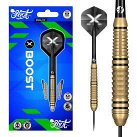 Shot Steel Darts X-Boost Stainless-Brass Steeltip Darts Steeldart