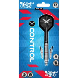 Shot Steel Darts X-Control Stainless Steeltip Darts Steeldart
