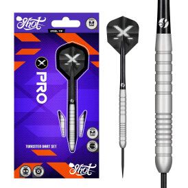 Shot Steel Darts X-Pro 60% Tungsten Steeltip Darts Steeldart