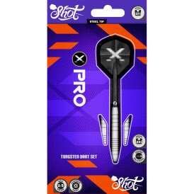 Shot Steel Darts X-Pro 60% Tungsten Steeltip Darts Steeldart