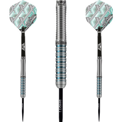 "Leicht bespielt" - BULLS Steel Darts Bull´s powered by Shot Darts Max Hopp 80% Max80 Steeltip Darts Steeldart 24 g