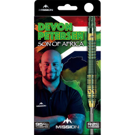 Mission Darts Steel Darts R2.5 Rapid Point Devon Petersen 95% Tungsten Steeltip Darts Steeldart