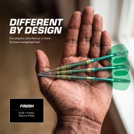Mission Darts Steel Darts R2.5 Rapid Point Devon Petersen 95% Tungsten Steeltip Darts Steeldart