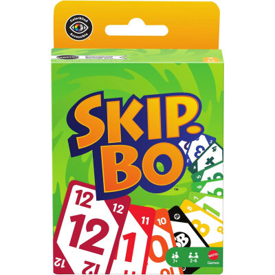Mattel SKIP-BO Kartenspiel Gesellschaftsspiel Familienspiel Kinderspiel MATTEL Games JMM20