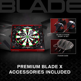 Winmau Blade X Pro Core Dartboard & Blade X Dartboard Surround Official PDC Dartscheibe Bristle Dart Board Turnier Dartboard
