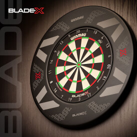 Winmau Blade X Pro Core Dartboard & Blade X Dartboard Surround Official PDC Dartscheibe Bristle Dart Board Turnier Dartboard