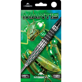 Mission Darts Steel Darts R2.5 Rapid Point Mantis 95% Tungsten Steeltip Darts Steeldart