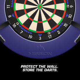 Mission Dartboard Surround mit Mission Logo und integrierten Dart-Haltern Dartboard Surround / Dart Catchring