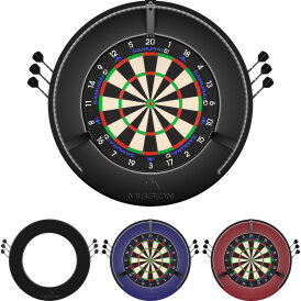 Mission Dartboard Surround mit Mission Logo und integrierten Dart-Haltern Dartboard Surround / Dart Catchring