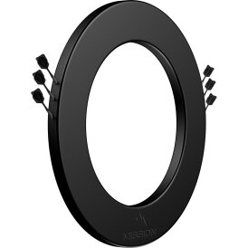 Mission Dartboard Surround mit Mission Logo und integrierten Dart-Haltern Dartboard Surround / Dart Catchring Schwarz