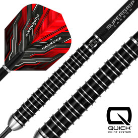 Harrows Steel Darts Quick Point Supergrip Ultra 90% Tungsten Steeltip Dart Steeldart