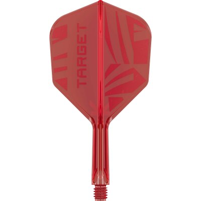 Target Dart K-Flex Target Design Flight- Schaftsystem Rot Standard Nr.6 M Mittel