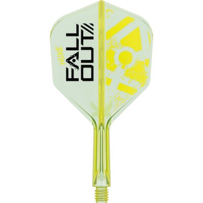 Target Dart K-Flex Flight- Schaftsystem Luke Littler Fallout The Nuke Born To Win patentierten Twist-System in verschiedenen Längen