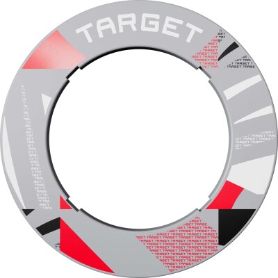 Target Dart gekerbtes Dartboard Surround / Dart Catchring mit Mustern in verschiedenen Farben
