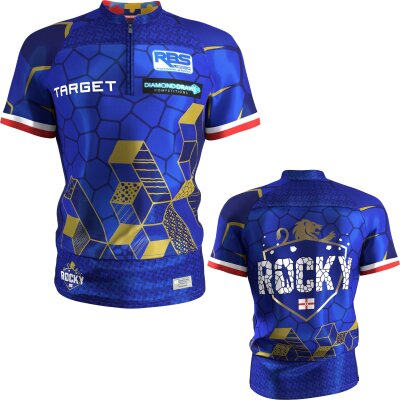 Target Darts Play Playing Shirt Josh Rock Rocky Matchshirt Dart Shirt Dartshirt Trikot Design 2027 Größe XL