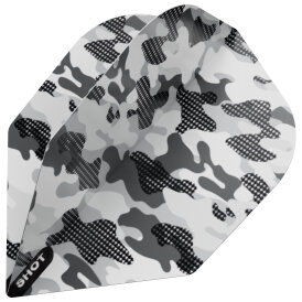 Shot Dart Camo Flights Arctic, Woodlands Nr.6 Dartflights...