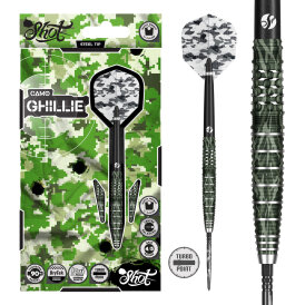 Shot Steel Darts Camo Ghillie Turbo Point 90% Tungsten...