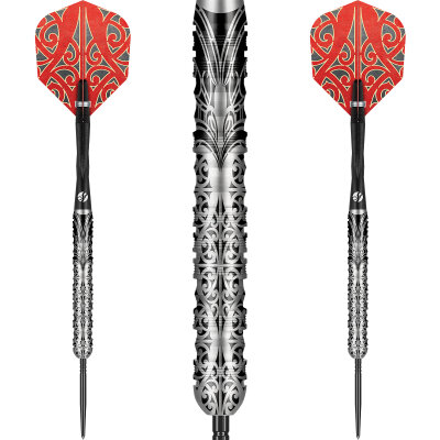 Shot Steel Darts Warrior Taiaha Turbo Point 90% Tungsten Steeltip Darts Steeldart