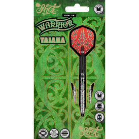 Shot Steel Darts Warrior Taiaha Turbo Point 90% Tungsten Steeltip Darts Steeldart