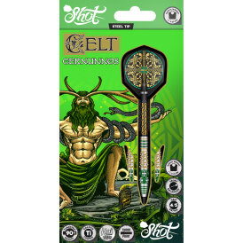Shot Steel Darts Celt Cernunnos Turbo Point 90% Tungsten Steeltip Darts Steeldart