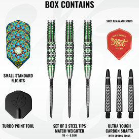 Shot Steel Darts Celt Druid Turbo Point 90% Tungsten Steeltip Darts Steeldart