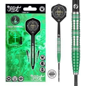 Shot Steel Darts Alchemy Mythril Turbo Point 90% Tungsten...