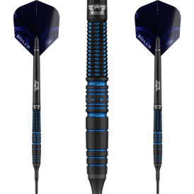 BULLS NL Soft Darts Smoke Blue Frost 90% Tungsten Softtip...