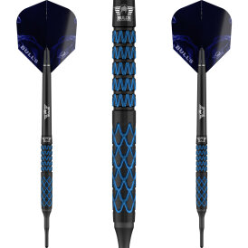 BULLS NL Soft Darts Smoke Blue Jewel 90% Tungsten Softtip...