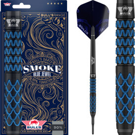 BULLS NL Soft Darts Smoke Blue Jewel 90% Tungsten Softtip...