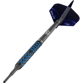BULLS NL Soft Darts Smoke Blue Jewel 90% Tungsten Softtip Darts Softdart 18 g