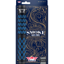 BULLS NL Soft Darts Smoke Blue Jewel 90% Tungsten Softtip Darts Softdart 18 g