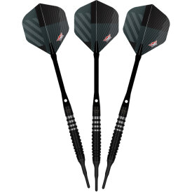 BULLS NL Soft Darts Volt Black 80% Tungsten Softtip Darts Softdart 18 g