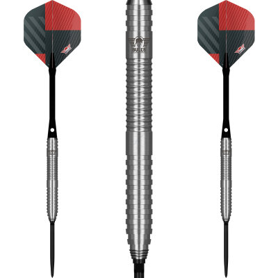 BULLS NL CP Steel Darts Volt Red Changeable Point 80% Tungsten Steeltip Darts Steeldart