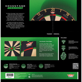 BULLS NL Advantage 8 Trainer Dartboard Bristle Dart Board Dartboard Dartscheibe