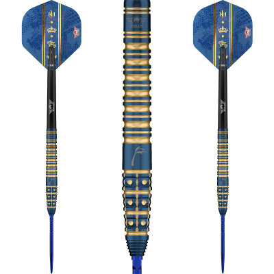 BULLS NL CP Steel Darts Kim Huybrechts The Hurricane Blue Changeable Point 95% Tungsten Steeltip Darts Steeldart