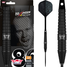 BULLS NL CP Steel Darts Max Hopp Black Changeable Point 80% Tungsten Steeltip Darts Steeldart