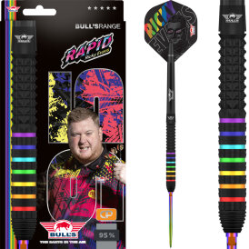 BULLS NL CP Steel Darts Ricky Evans The Rapid Changeable Point 95% Tungsten Steeltip Darts Steeldart