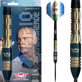 BULLS NL CP Steel Darts Mario Vandenbogaerde E3 Edition 3 Changeable Point 90% Tungsten Steeltip Darts Steeldart
