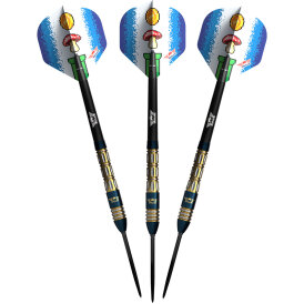 BULLS NL CP Steel Darts Mario Vandenbogaerde E3 Edition 3 Changeable Point 90% Tungsten Steeltip Darts Steeldart