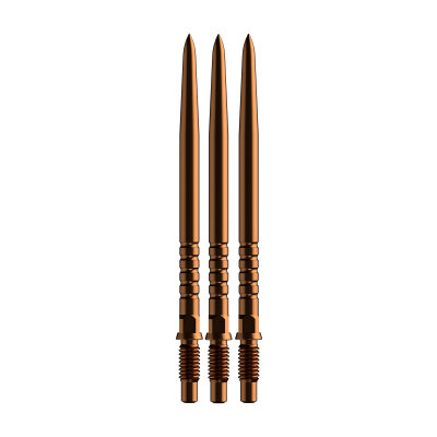 BULL´S NL CP Changeable Points Dart Wechsel- Spitzen Schraubspitzen Ringed Grip Bronze 36 mm