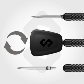 Winmau Steel Darts Switch Point MvG Michael van Gerwen W-Max Dart 90% Tungsten Steeltip Dart Steeldart