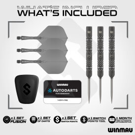 Winmau Steel Darts Switch Point MvG Michael van Gerwen TS-PRO Dart 90% Tungsten Steeltip Dart Steeldart