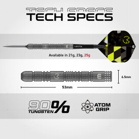 Winmau Steel Darts Switch Point MvG Michael van Gerwen TS Dart 90% Tungsten Steeltip Dart Steeldart