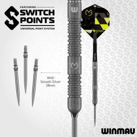 Winmau Steel Darts Switch Point MvG Michael van Gerwen TS Dart 90% Tungsten Steeltip Dart Steeldart