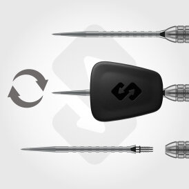 Winmau Steel Darts Switch Point Gian van Veen W-Max Dart 90% Tungsten Steeltip Dart Steeldart