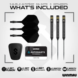Winmau Steel Darts Switch Point Gian van Veen TS-PRO Dart 90% Tungsten Steeltip Dart Steeldart