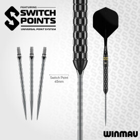 Winmau Steel Darts Switch Point Gian van Veen TS-PRO Dart 90% Tungsten Steeltip Dart Steeldart